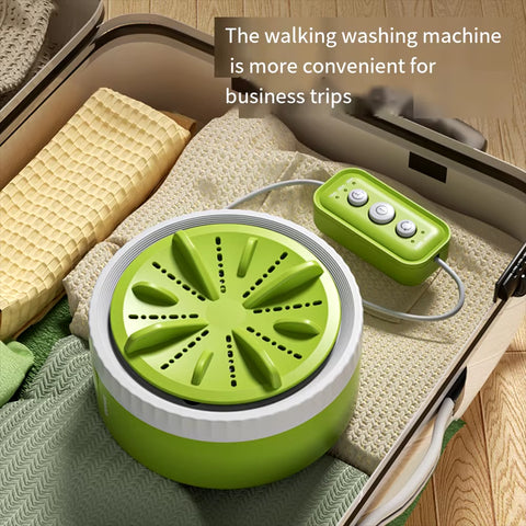 Mini Washing Machine Portable USB Rotating Turbo Fruit Ultrasonic Dishwasher for Clothes Home Kitchen Travel Remote Control미니세탁기